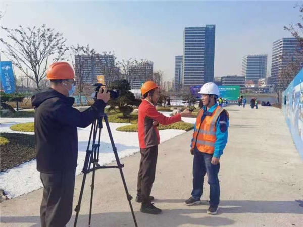 上海宝冶美兰湖公园项目举办上海市重大工程示范工地观摩会暨企业开放日活动(图3)