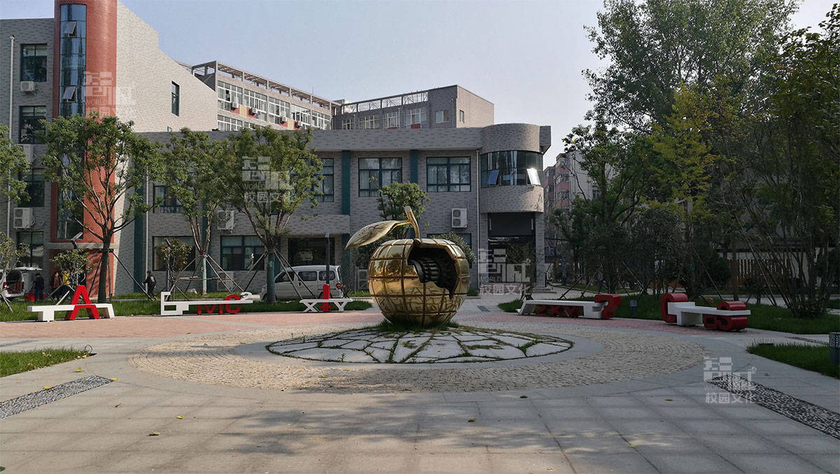 kaiyun网站太原校园景观升级改造-学校景观升级设计方案-山西校园文化改造设计公司(图2)
