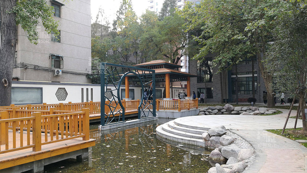 kaiyun网站太原校园景观升级改造-学校景观升级设计方案-山西校园文化改造设计公司(图3)