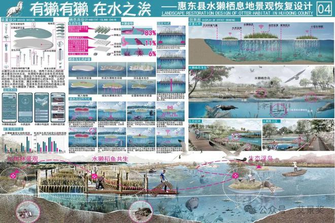 Kaiyun网址 开云银奖作品 水獭水獭 · 在水之涘——基于惠东县栖息地景观恢复设计(图4)