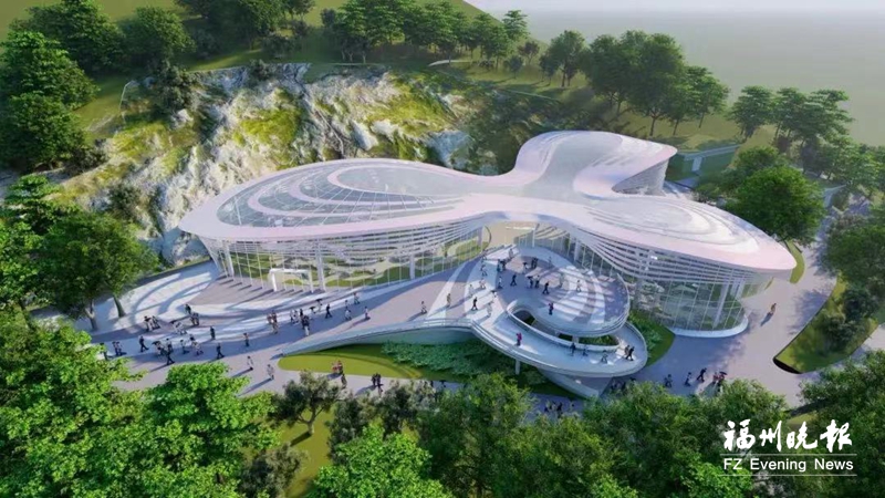 福州三江口植物园一期效果图亮相 建筑景观设计方案征开云kaiyun官方网站询公众意见(图1)