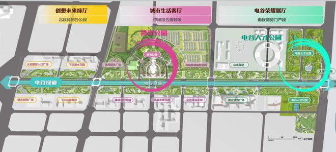 开云kaiyun官网风景园林和旅游规划类 保定朝阳北大街景观提升设计(图3)