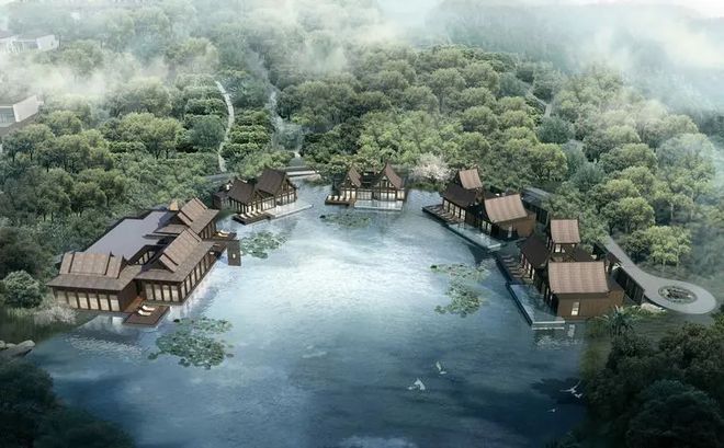 酒店景观效果图设计:打造宾至如归的庭院风情kaiyun官网(图2)